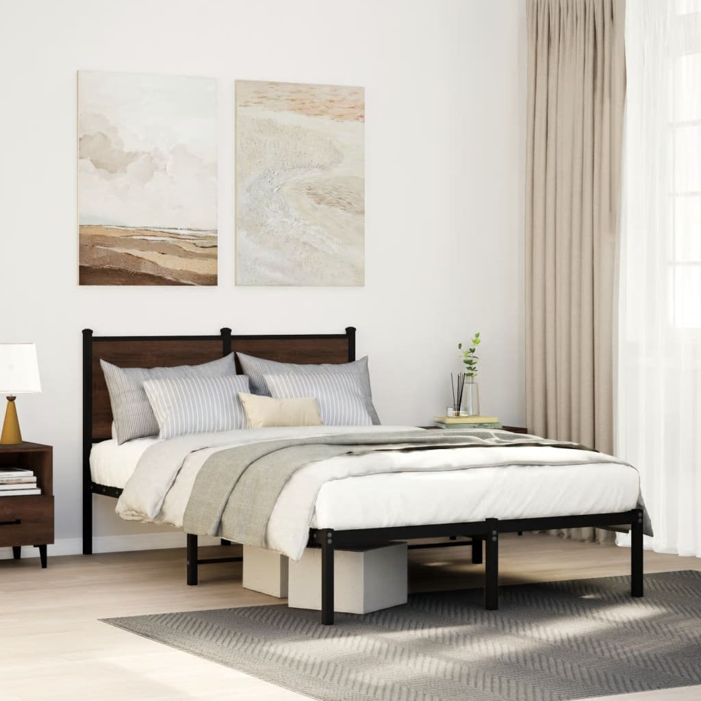 Borough Wharf Metal Bed Frame Without Mattress