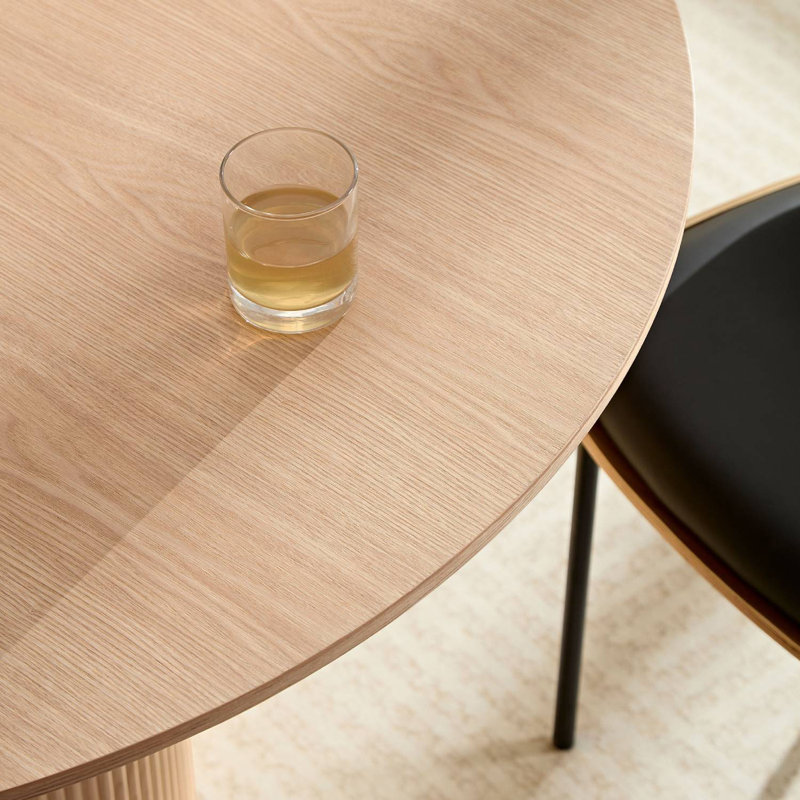 Table de salle à manger Anae, Chêne, H 29,5 po x L 47,25 po x l 47,25 po