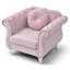 Fauteuil d'appoint chic transitionnel rose-843613976