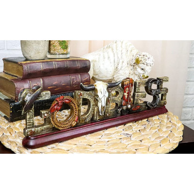 Brylan Text & Numbers Letter Block