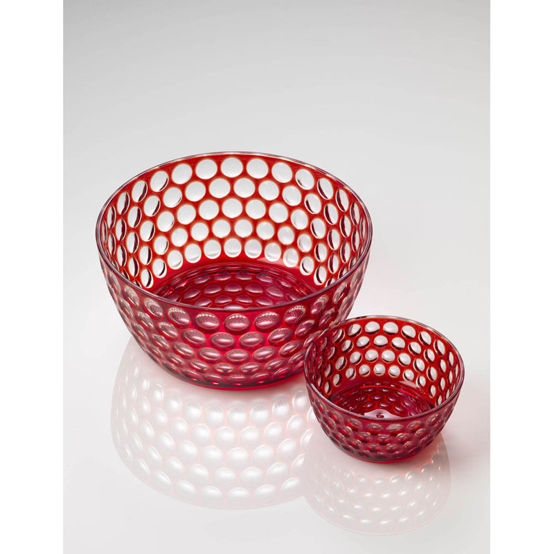Lente Snack/Cereal Bowl, Red