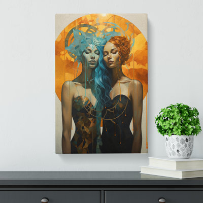 Gemini Zodiac Contemporary - Print