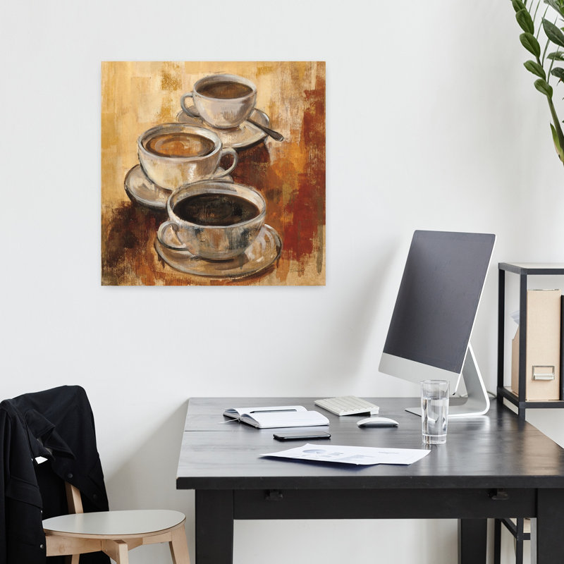 Contemporary Art Abstract Contemporary Art by Silvia Vassileva - Wrapped Canvas Print, 45.72 cm H x 45.72 cm W