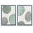 Toile avec cadre gris