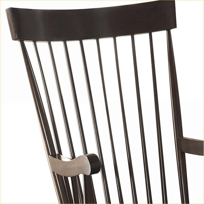  Chaise berçante en bois synthétique Arlo