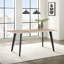 Bulhary Rectangular Dining Table with Iron Base-1161808118-1161808119