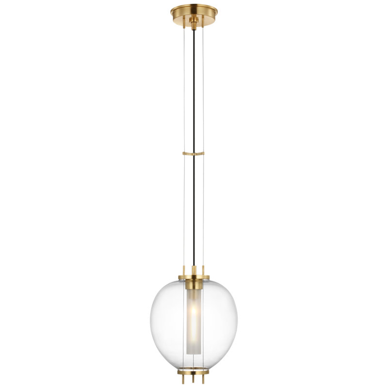 Taro 1 - Light Pendant, Antique Brass