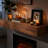 Rustic Solid Wood Fireplace Mantel Shelf,wall-mounted Floating Shelf For Home Decor