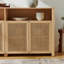 Console en rotin 63 po Mid Century Modern Rattan Buffet-1436804307