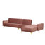 Cuaron 5 Seater Velvet Corner Sofa -1542162946