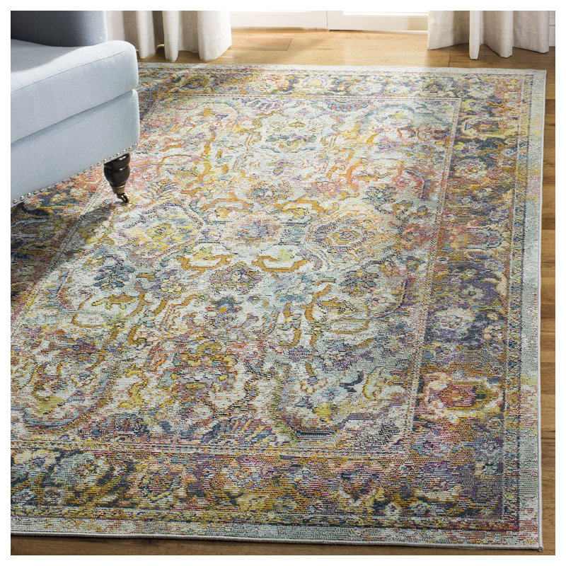 Green Oriental Hand Woven Area Rug, Rectangle 122 x 183 cm