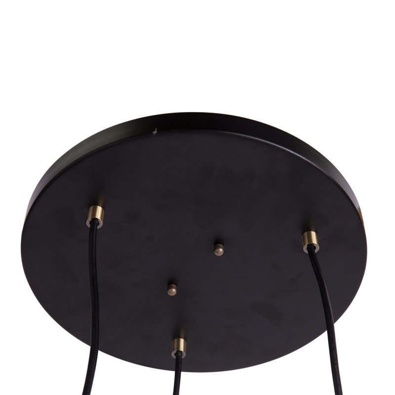 3 - Light Cluster Pendant, Black