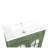 35.6" White Ceramic Bathroom Vanity Sink - Integrated Basin Design with Overflow, Easy Clean Surface, Without Cabinet
