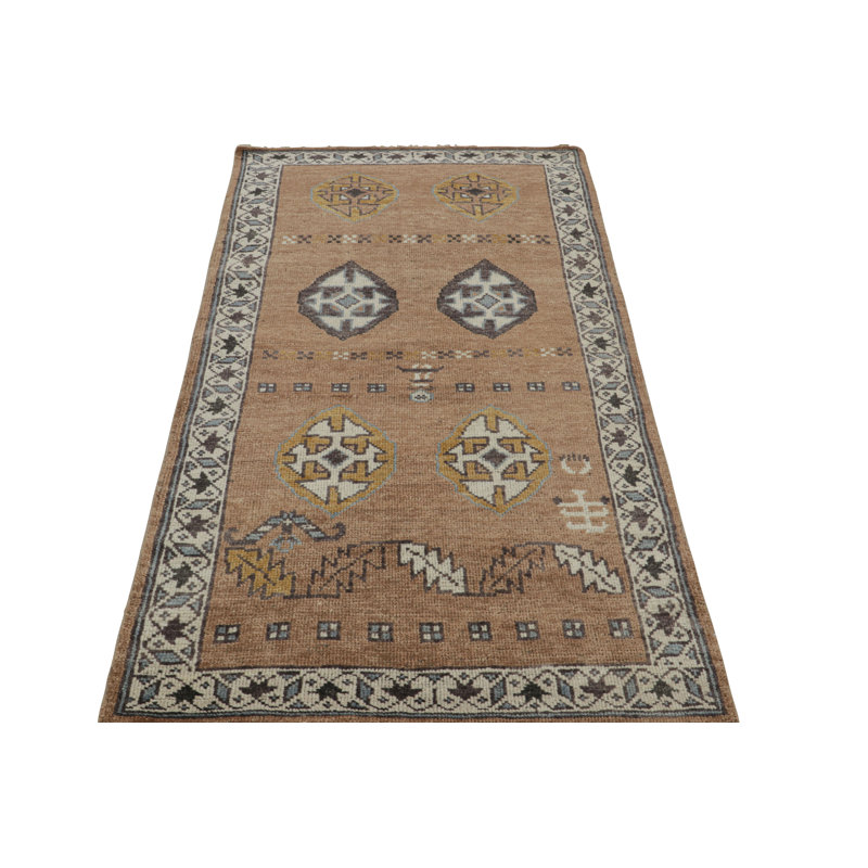 One-of-a-Kind Rectangle 3'2”x6' Hand Knotted Area Rug