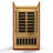 Dynamic Saunas San Marino Bluetooth Compatible FAR Infrared Sauna with Remote Control in Hemlock