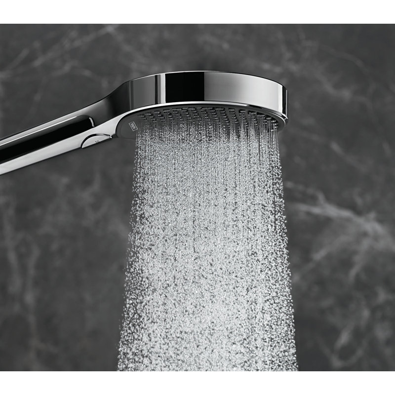 Hansgrohe Rainfinity Handheld 3-Jet Showerhead 130, Chrome, 1.75 GPM