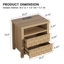 65cm W Manufactured Wood Bedside Table-885737335