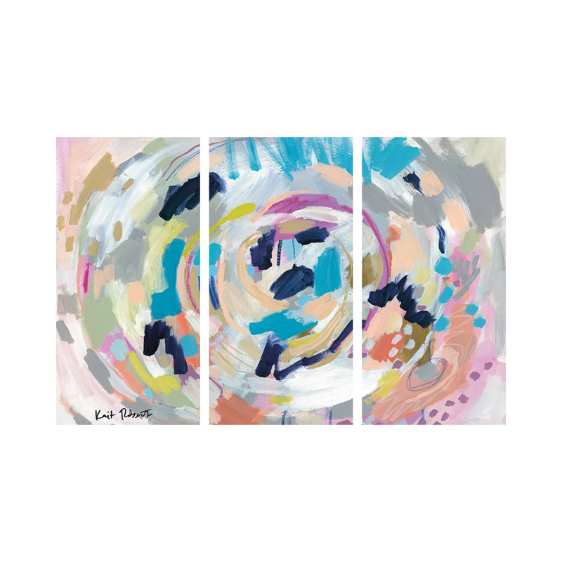 Berceau - ensemble d'art mural sur toile tendue (ensemble de 3)