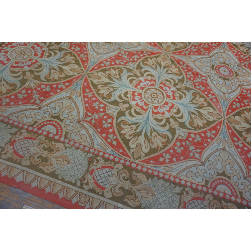 Tapis tissé à plat antique Antique