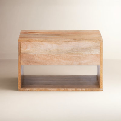 Reni 1 - Drawer Solid Wood Nightstand