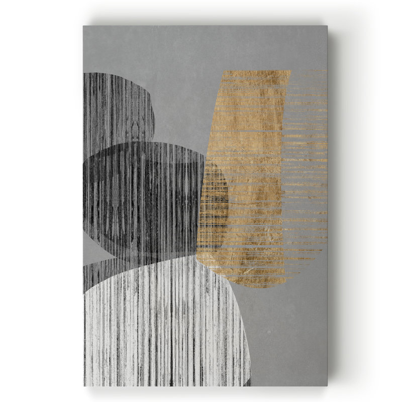 Baughman Adjacent Shapes II - reproduction sur toile, H 40 po x l 30 po x P 1 po, Toile tendue