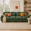 Canapé Gatton surdimensionné 4 places à effet nuage, canapé modulaire haut de gamme en chenille avec assise profonde et coussins en mousse haute résilience et ressorts, canapé de salon moderne avec coussins lombaires-1662380563