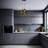 Modern Black Chandelier, Adjustable Height, 29 x 11.0 inches | Metal Body, 3 x E27 Max 40W | Elegant Scandinavian Design, Ideal for Living Room & Dining Room | Base Plate 15.7 inches, Cable Length 35.4 inches