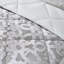 Lattice Cut Velvet 220x230cm Blanket Bedspread-116490910