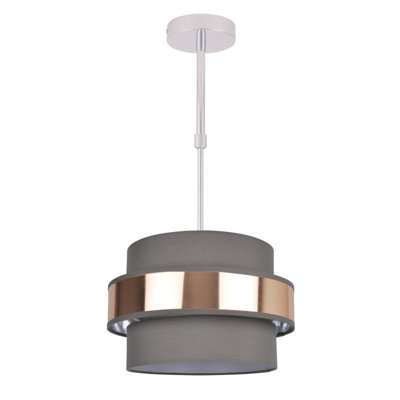 Kinvara Fabric Semi Flush Mount