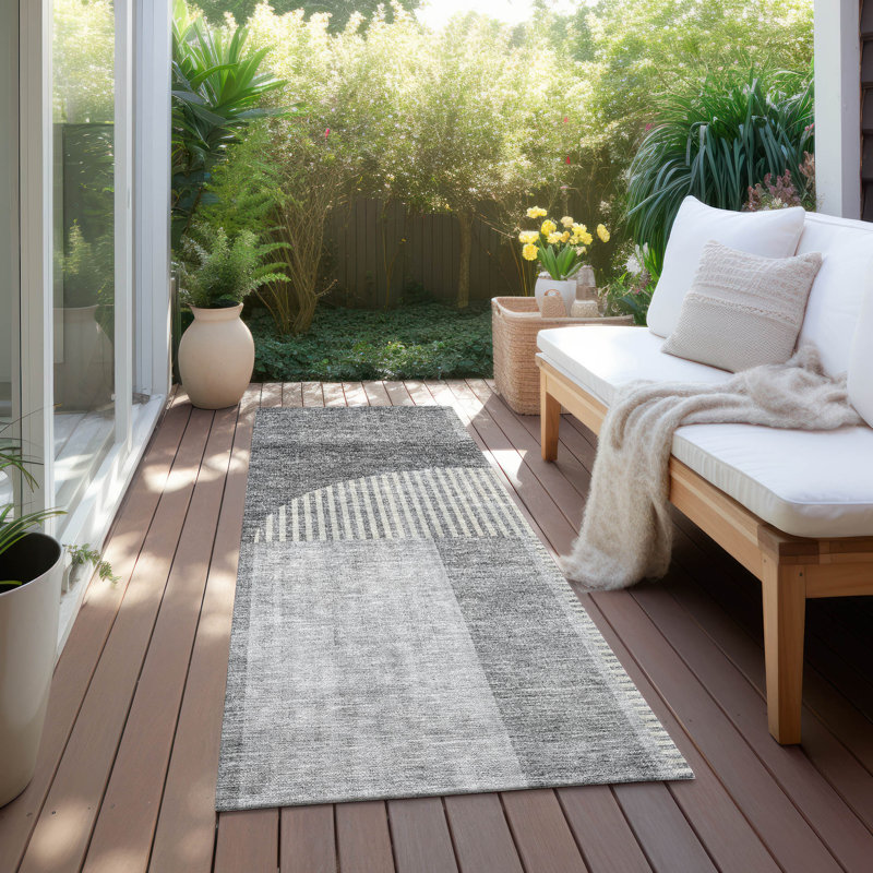 Tapis intérieur / extérieur Naadiya, Tapis de couloir 2 pi 3 po x 7 pi 6 po
