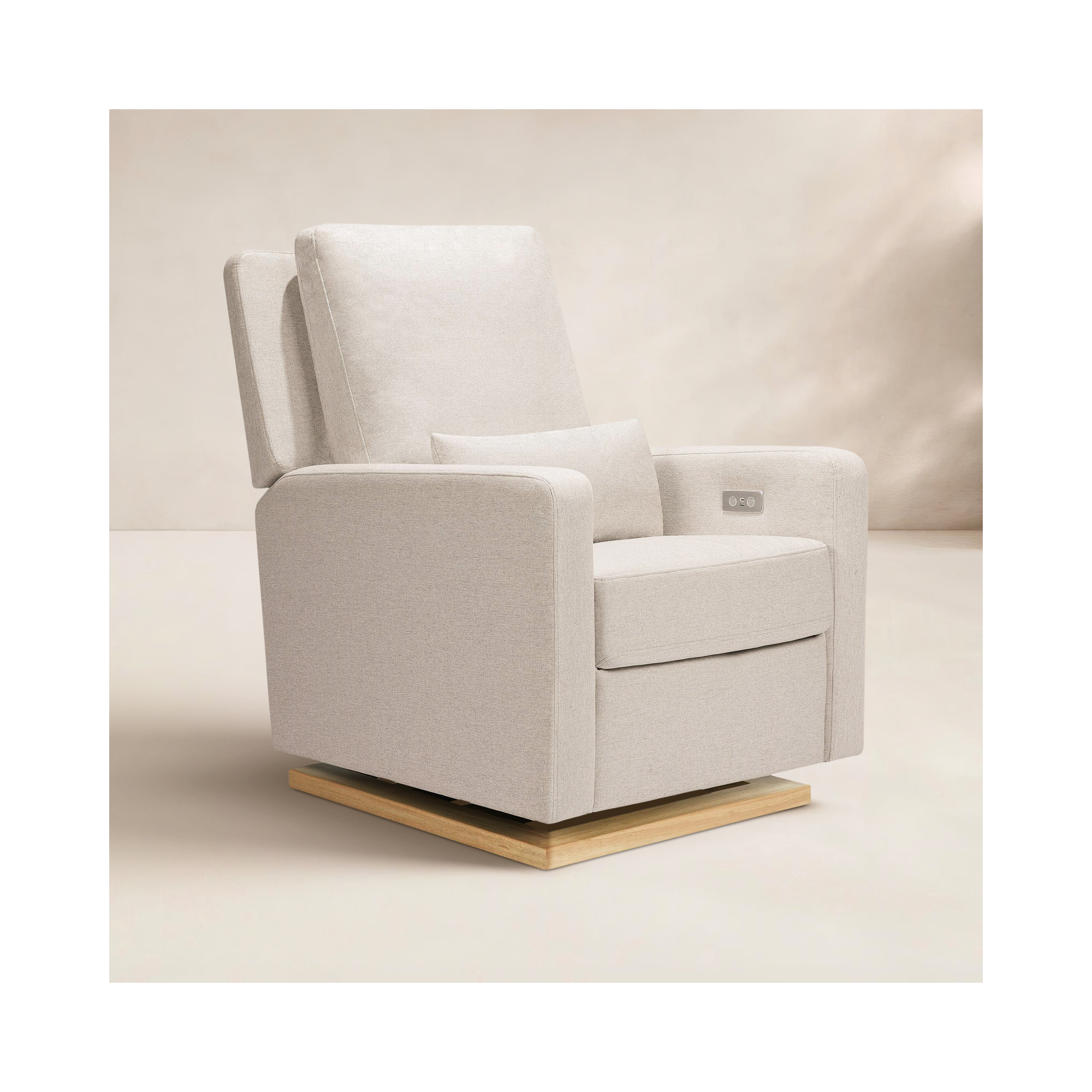 Babyletto Sigi Nursery Power Recliner and Glider | Electronic Recline, USB Port, Water Repellent Eco-Performance Fabric