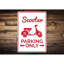 Enseigne de scooter en aluminium-1173577722
