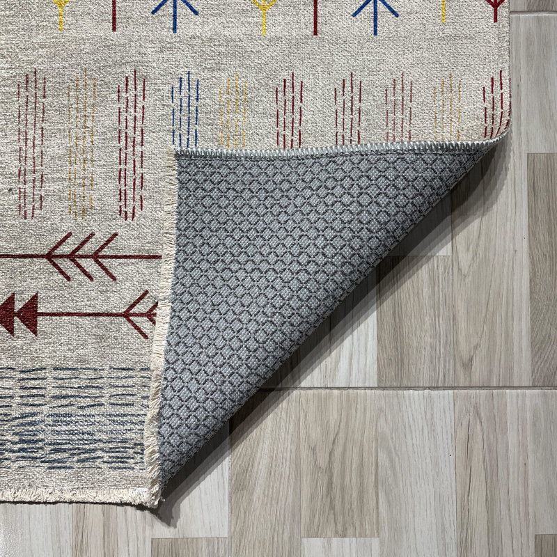Tapis Zyir avec envers antidérapant, Tapis de couloir 5 pi 3 po x 14 pi 10 po