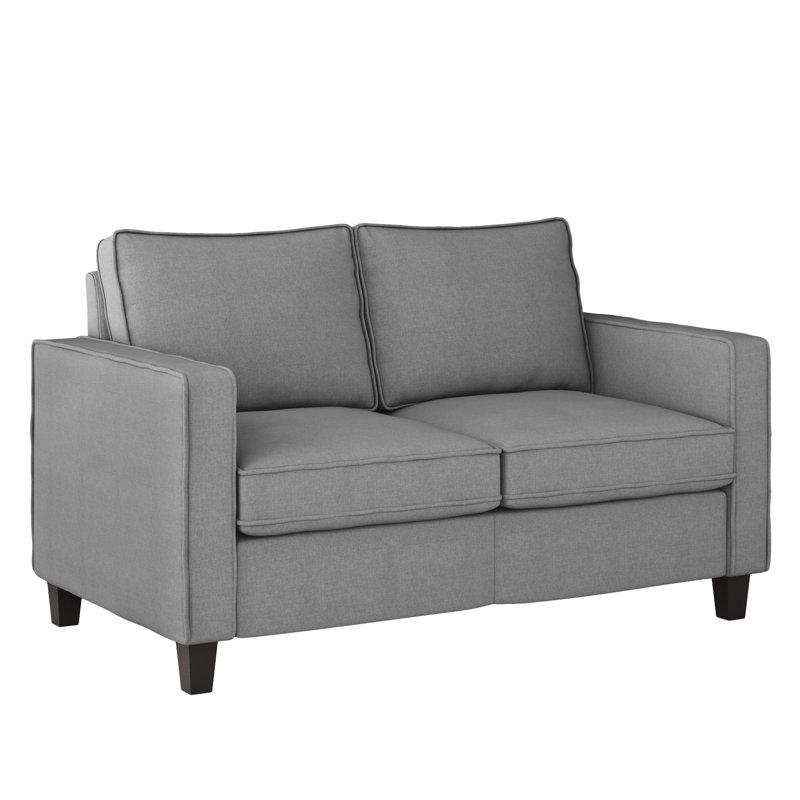 Jaylena Upholstered 56'' Loveseat, Light Gray