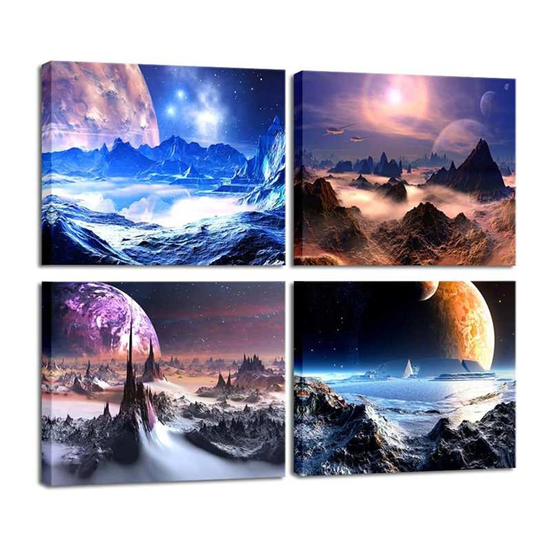 4 Piece Wrapped Canvas Print
