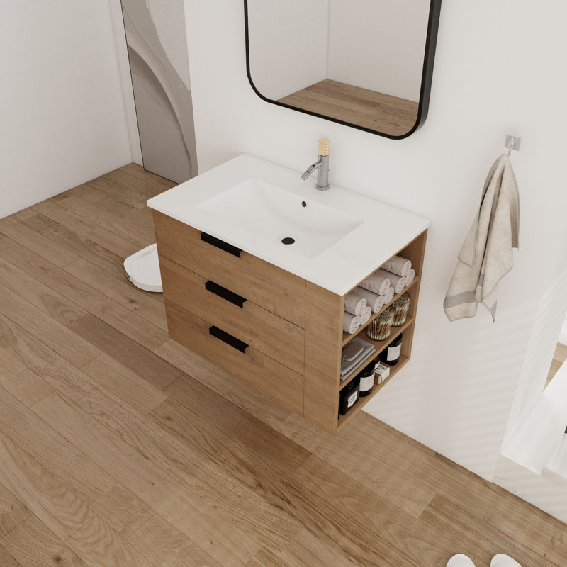 Meuble-lavabo simple avec plateau Madora 30,34