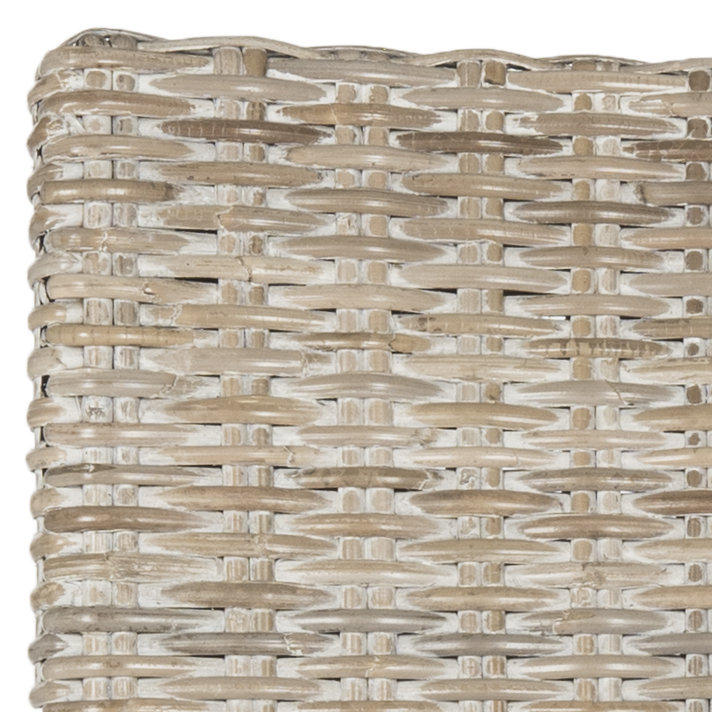 Fauteuil avec accoudoirs Sephina, Blanc délavé