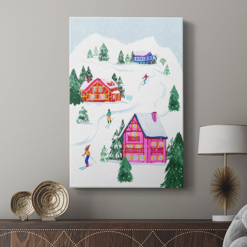 Village de bonbons - Cavas enveloppés de galerie, H 18 po x l 12 po