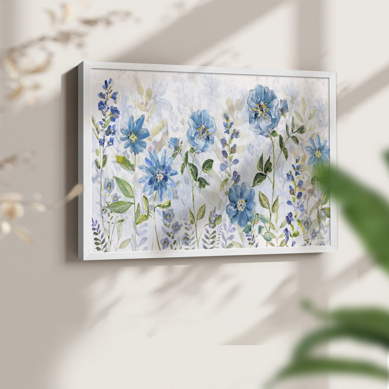 Printemps éveillé - impression encadrée - réaménageable, H 11 po x l 14 po, Blanc