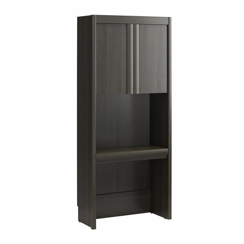 Paramount Vanity/Desk Storage Cabinet with Drawer, Espresso
