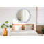Huldar Glass Flat Wall Mirror