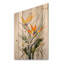 Myrtille - Décoration murale en bois floral sur bois de pin naturel-472481047