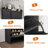 Shoe Cabinet with 6 Flip Drawers, Hidden Entryway Shoe Storage Organizer with Adjustable Shelves-1445814362