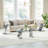 Glass Top End Table-105784889
