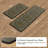 Kitchen Mats Cushioned Anti Fatigue,2 Piece,Green