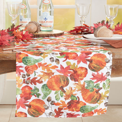 Chemin de table multicolore 16 po x 120 po