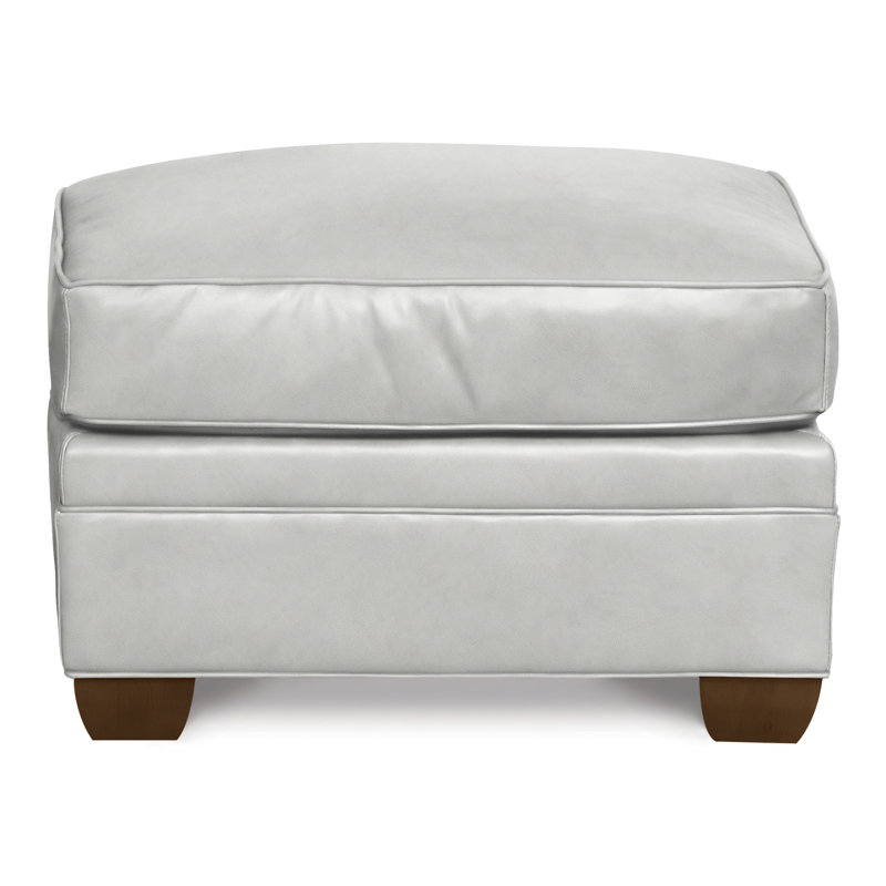 Repose-pieds American Bungalow 28 "Hillcrest, La Havane, Cuir véritable Saloon