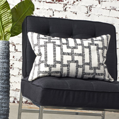 Crawford Embroidered Throw Pillow