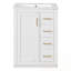 Meuble-lavabo avec lavabo, 1 porte et 3 tiroirs-265250640