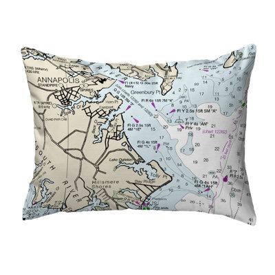 Coussin décoratif extérieur sans cordon Annapolis, MD